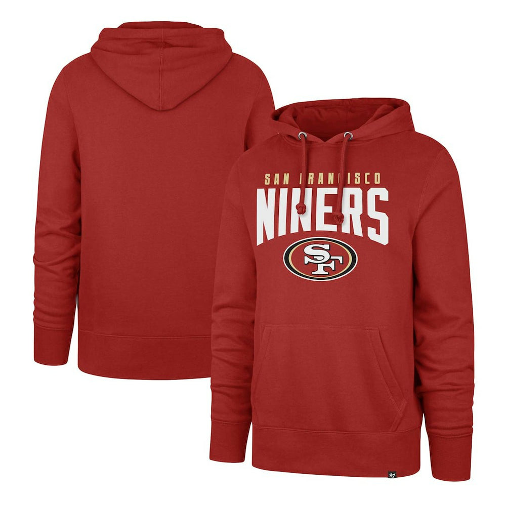 San Francisco 49ers '47 Headline Pullover Hoodie Scarlet - 47 brand