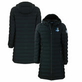 Detroit Lions Cutter & Buck Women's Throwback Logo Mission Ridge Repreve Eco Insulated Full-Zip Puffer Jacket Black - NFL
