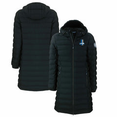 Detroit Lions Cutter & Buck Women's Throwback Logo Mission Ridge Repreve Eco Insulated Full-Zip Puffer Jacket Black - NFL