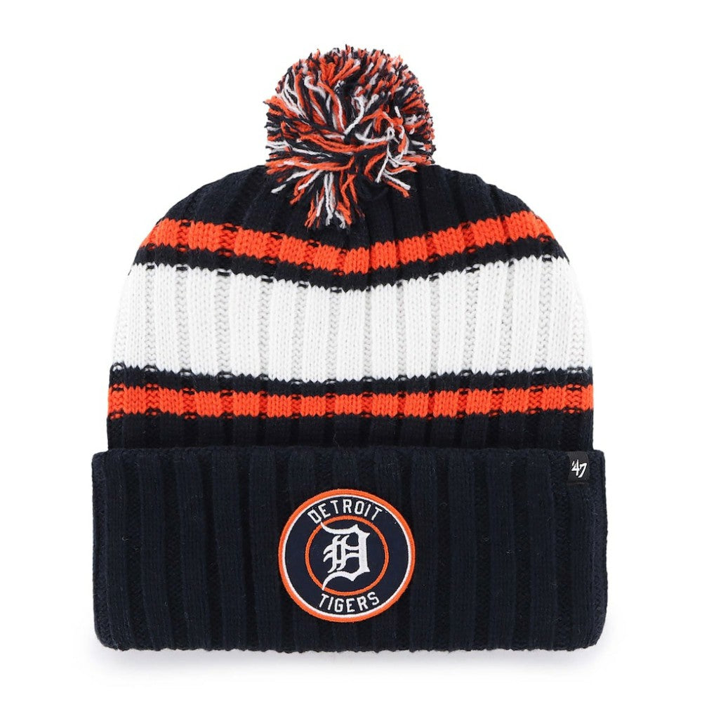 Detroit Tigers '47 Plateau Cuffed Knit Hat with Pom Lifestyle