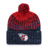 Cleveland Guardians '47 Cascade Cuffed Knit Hat with Pom Lifestyle