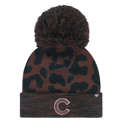 Chicago Cubs '47 Women's Rosette Cuffed Knit Hat with Pom for sale