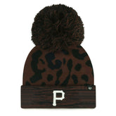 Pittsburgh Pirates '47 Women's Rosette Cuffed Knit Hat with Pom On Sale