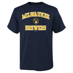 Milwaukee Brewers Youth Heart & Soul T-Shirt Sale