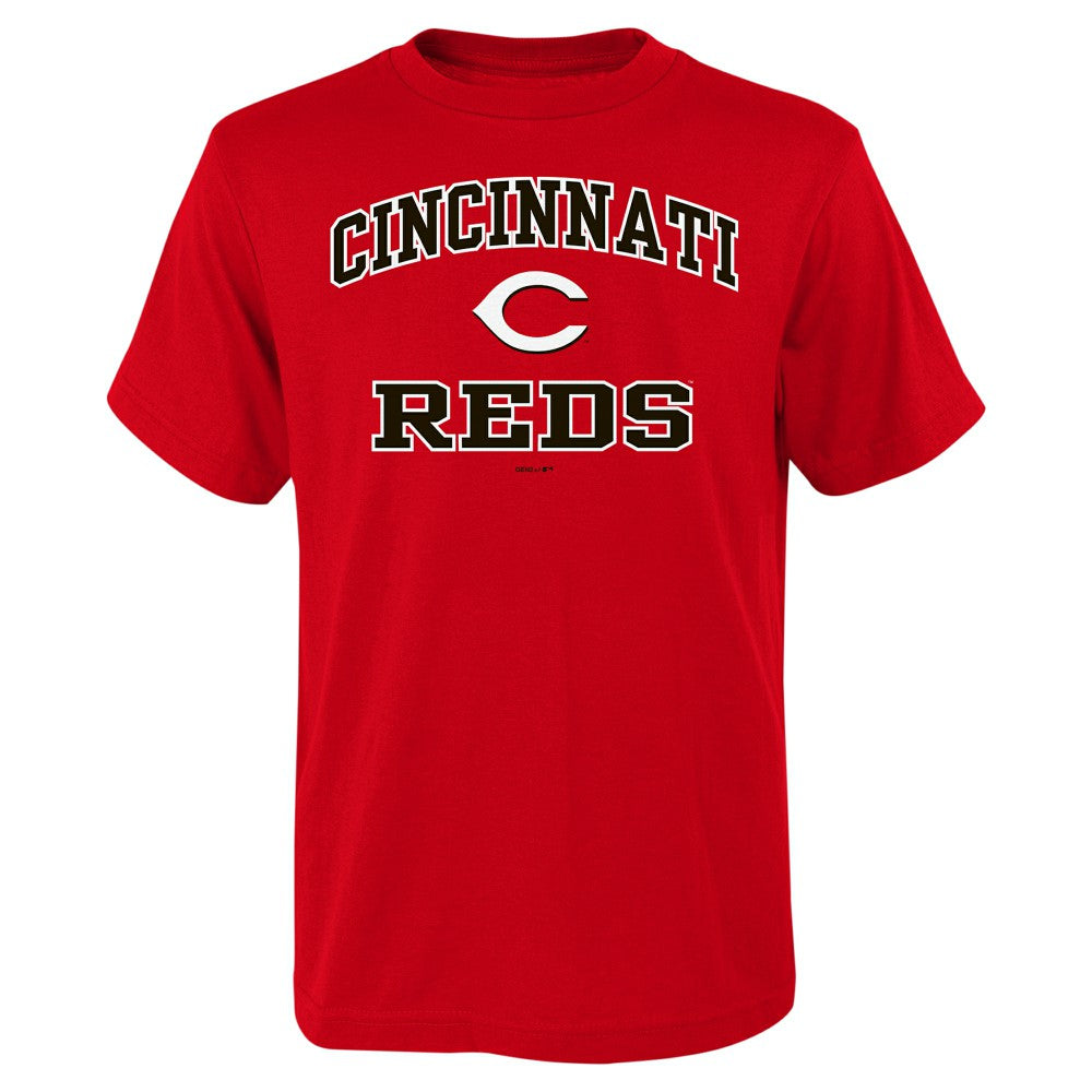 Cincinnati Reds Youth Heart & Soul T-Shirt Lifestyle