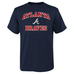 Atlanta Braves Youth Heart & Soul T-Shirt Clearance