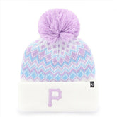 Pittsburgh Pirates '47 Girls Youth Elsa Cuffed Knit Hat with Pom Online