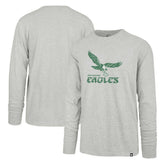 Philadelphia Eagles '47 Premier Franklin Long Sleeve T-Shirt Gray - 47 brand