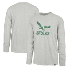 Philadelphia Eagles '47 Premier Franklin Long Sleeve T-Shirt Gray - 47 brand