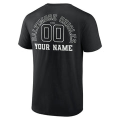 Baltimore Orioles Monochrome Personalized Name & Number T-Shirt Near Me