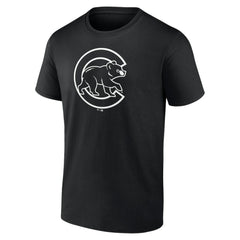 Chicago Cubs Monochrome Personalized Name & Number T-Shirt discount