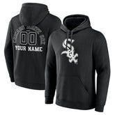 Chicago White Sox Monochrome Personalized Name & Number Pullover Hoodie Clearance