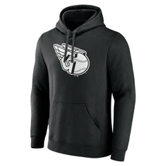 Cleveland Guardians Monochrome Personalized Name & Number Pullover Hoodie On Sale