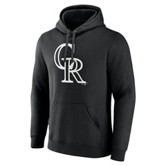 Colorado Rockies Monochrome Personalized Name & Number Pullover Hoodie On Sale