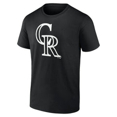 Colorado Rockies Monochrome Personalized Name & Number T-Shirt for sale