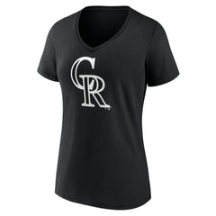 Colorado Rockies Women's Monochrome Personalized Name & Number V-Neck T-Shirt Online