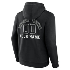 Detroit Tigers Monochrome Personalized Name & Number Pullover Hoodie for sale