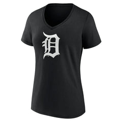 Detroit Tigers Women's Monochrome Personalized Name & Number V-Neck T-Shirt Sale