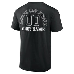Kansas City Royals Monochrome Personalized Name & Number T-Shirt On Sale