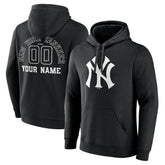New York Yankees Monochrome Personalized Name & Number Pullover Hoodie discount