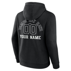 Tampa Bay Rays Monochrome Personalized Name & Number Pullover Hoodie discount