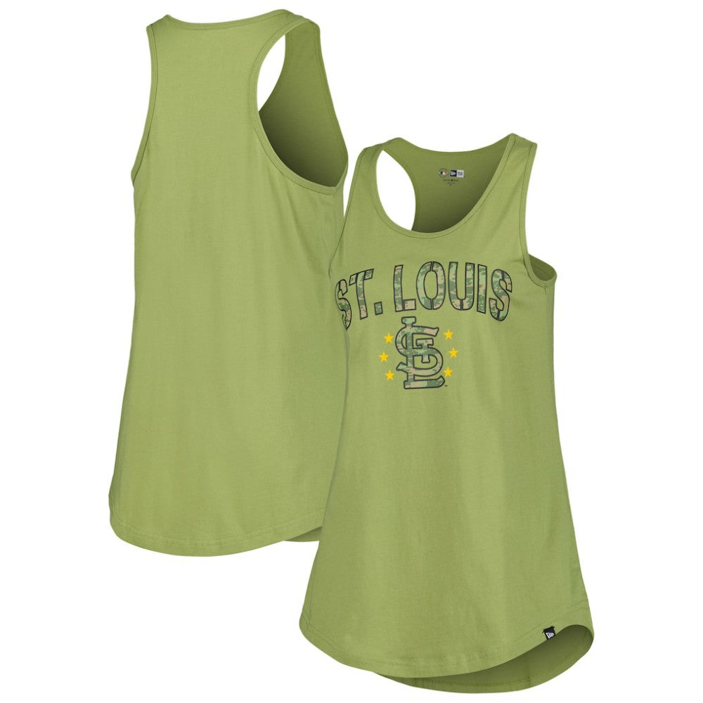 St. Louis Cardinals New Era Women's Armed Forces Day Tank Top for sale