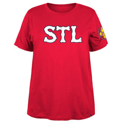 St. Louis Cardinals New Era Women's 2024 City Connect Plus Size T-Shirt Lifestyle
