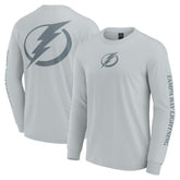 Tampa Bay Lightning - Fanatics Elements Strive Long Sleeve T-Shirt Gray