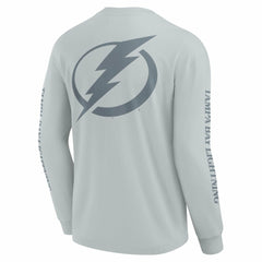 Tampa Bay Lightning - Fanatics Elements Strive Long Sleeve T-Shirt Gray