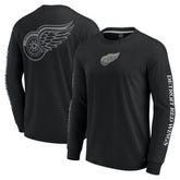 Detroit Red Wings - Fanatics Elements Strive Long Sleeve T-Shirt Black