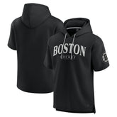Boston Bruins Fanatics Elements Ready Short Sleeve Pullover Hoodie Black