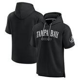 Tampa Bay Lightning - Fanatics Elements Ready Short Sleeve Pullover Hoodie Black