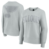 St. Louis Blues - Fanatics Women's Elements Flow Pullover Sweatshirt Gray