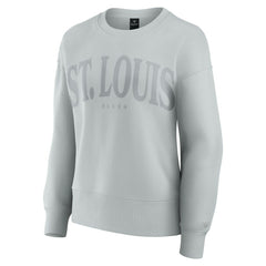 St. Louis Blues - Fanatics Women's Elements Flow Pullover Sweatshirt Gray