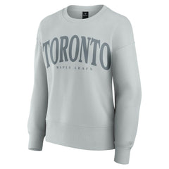 Toronto Maple Leafs - Fanatics Women's Elements Flow Pullover Sweatshirt Gray