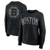 Boston Bruins Fanatics Women's Elements Flow Pullover Sweatshirt Black