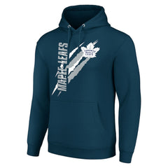 Toronto Maple Leafs - Starter Color Scratch Fleece Pullover Hoodie Blue