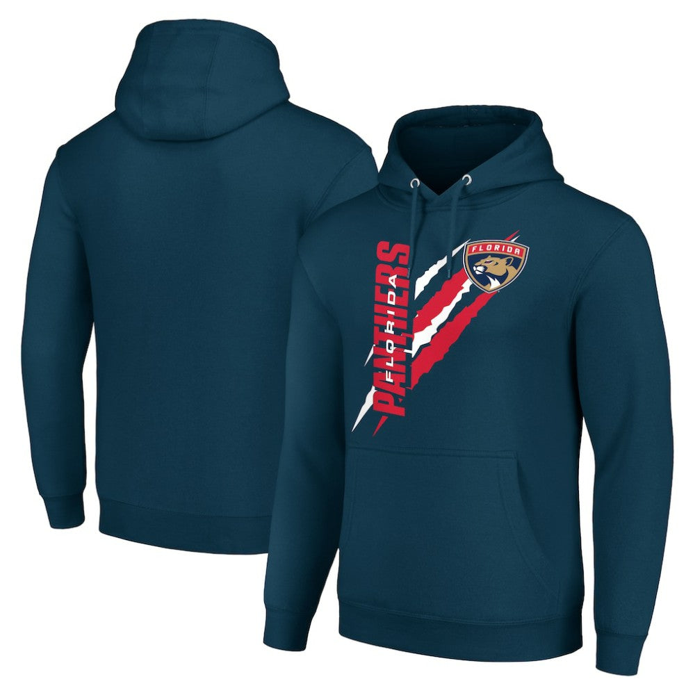 Florida Panthers - Starter Color Scratch Fleece Pullover Hoodie Blue