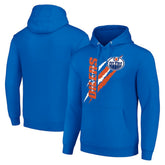 Edmonton Oilers - Starter Color Scratch Fleece Pullover Hoodie Royal