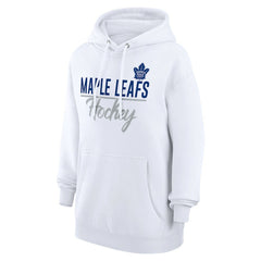 Toronto Maple Leafs - G-III 4Her by Carl Banks Women's Team Fleece Pullover Hoodie White