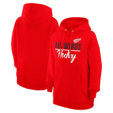 Detroit Red Wings - G-III 4Her by Carl Banks Women's Team Fleece Pullover Hoodie Red