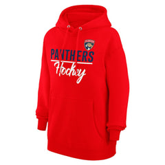 Florida Panthers - G-III 4Her by Carl Banks Women's Team Fleece Pullover Hoodie Red