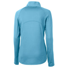 Milwaukee Brewers Cutter & Buck Women's City Connect Adapt Eco Knit Recycled Half-Zip Pullover Top Clearance