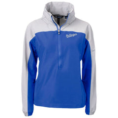 Los Angeles Dodgers Cutter & Buck Women's City Connect Charter Eco Recycled Half-Zip Anorak Jacket Sale