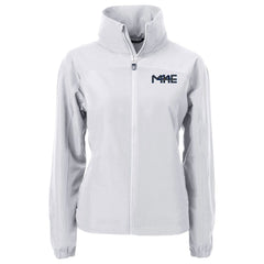 Milwaukee Brewers Cutter & Buck Women's City Connect Charter Eco Recycled Full-Zip Jacket Lifestyle