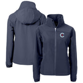 Chicago Cubs Cutter & Buck Women's City Connect Charter Eco Recycled Full-Zip Jacket Lifestyle