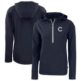 Chicago Cubs Cutter & Buck Women's City Connect Daybreak Eco Recycled Half-Zip Hoodie discount