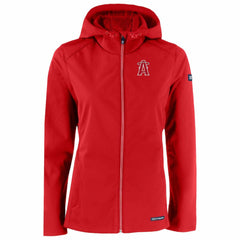 Los Angeles Angels Cutter & Buck Women's City Connect Evoke Eco Softshell Recycled Full-Zip Hoodie Jacket On Sale