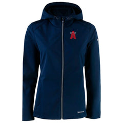 Los Angeles Angels Cutter & Buck Women's City Connect Evoke Eco Softshell Recycled Full-Zip Hoodie Jacket On Sale