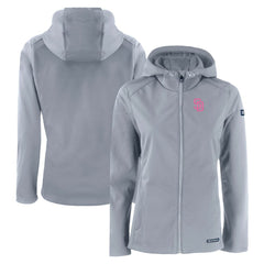 San Diego Padres Cutter & Buck Women's City Connect Evoke Eco Softshell Recycled Full-Zip Hoodie Jacket Near Me